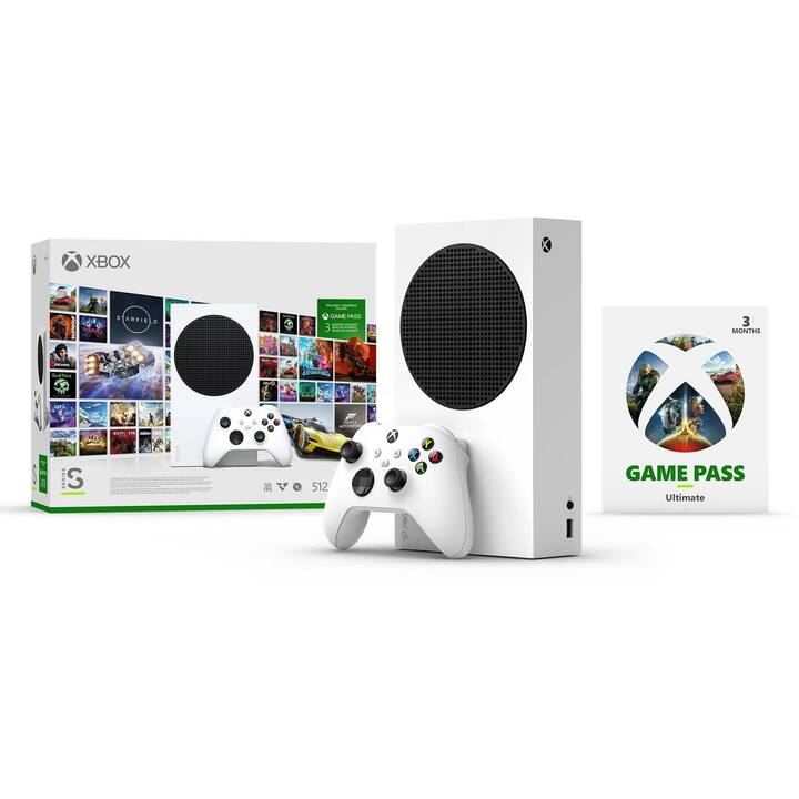 MICROSOFT Xbox Series S incl. 3 Mt. Game Pass 512 GB (DE, IT, FR)