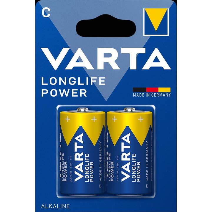 VARTA Batterie (C / Baby / LR14, 2 Stück)