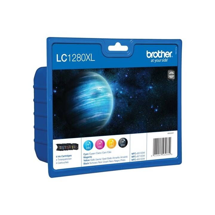 BROTHER LC-1280XLVALBP (Giallo, Nero, Magenta, Cyan, Multipack)