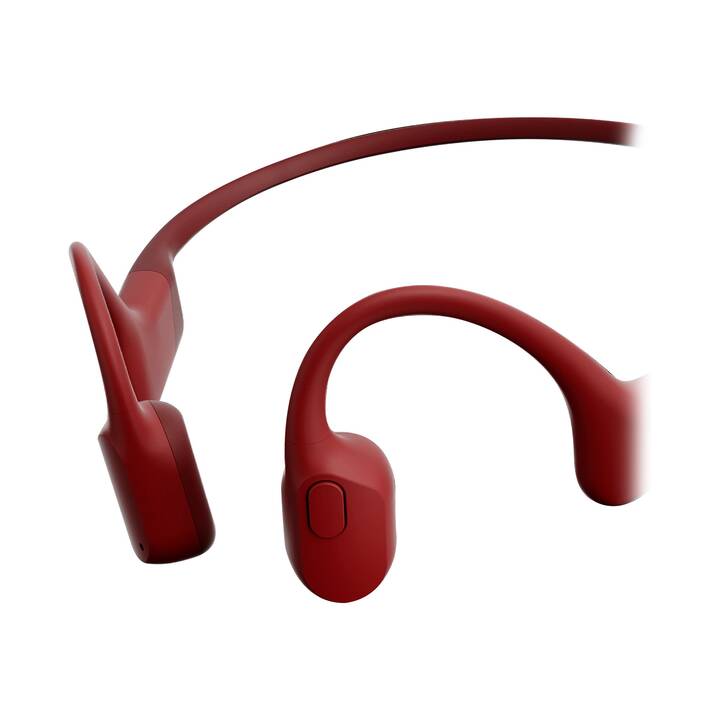 SHOKZ OpenRun (Open-Ear, Bluetooth 5.1, Rot)