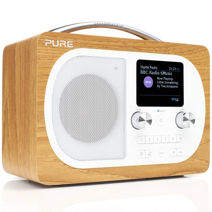 PURE Evoke H4 Radio digitale (Marrone, Bianco)