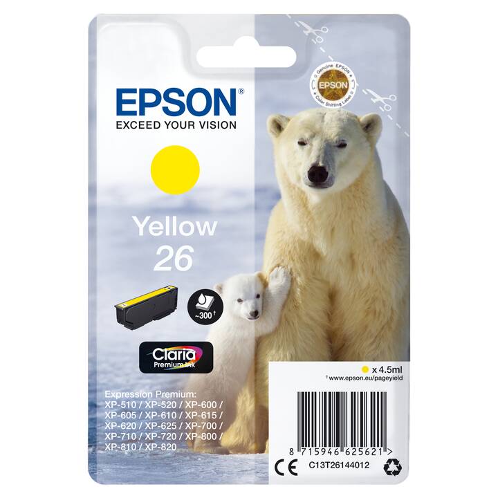 EPSON T26144012 (Gelb, 1 Stück)