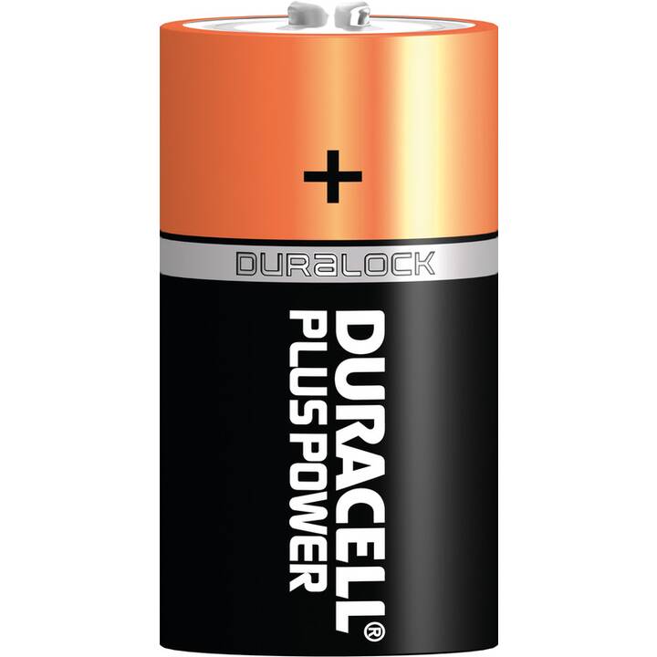 DURACELL PlusPower Batterie (D / Mono / LR20, 2 pièce)