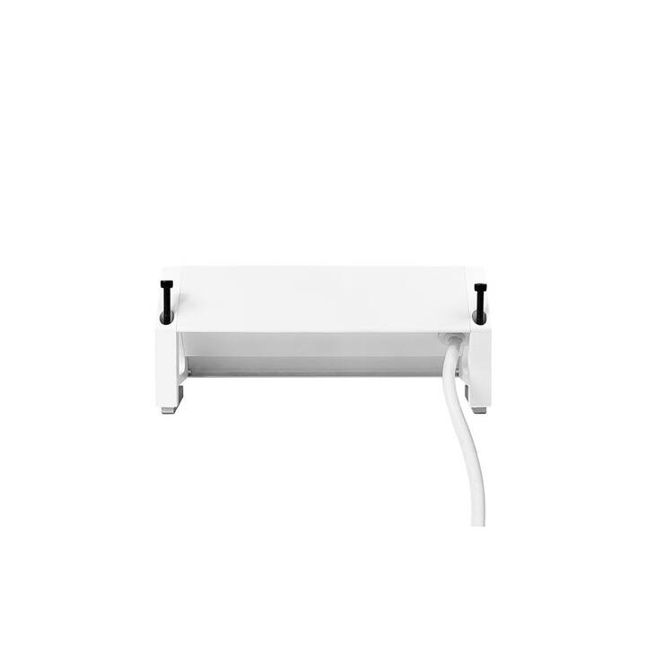 STEFFEN Steckdosenleiste Alu Desk (T13, USB , USB Typ-C, USB Typ A / T13, Weiss)
