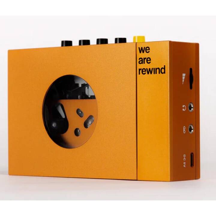 WE ARE REWIND Piastra a cassette (Arancione)