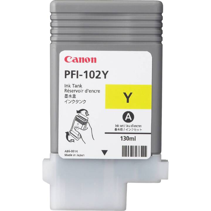 CANON PFI-102 (Jaune, 1 pièce)