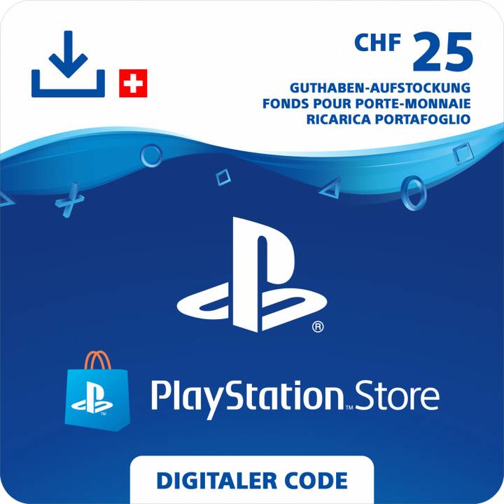 PlayStation Store CHF 25 (ESD, FR, IT, DE)
