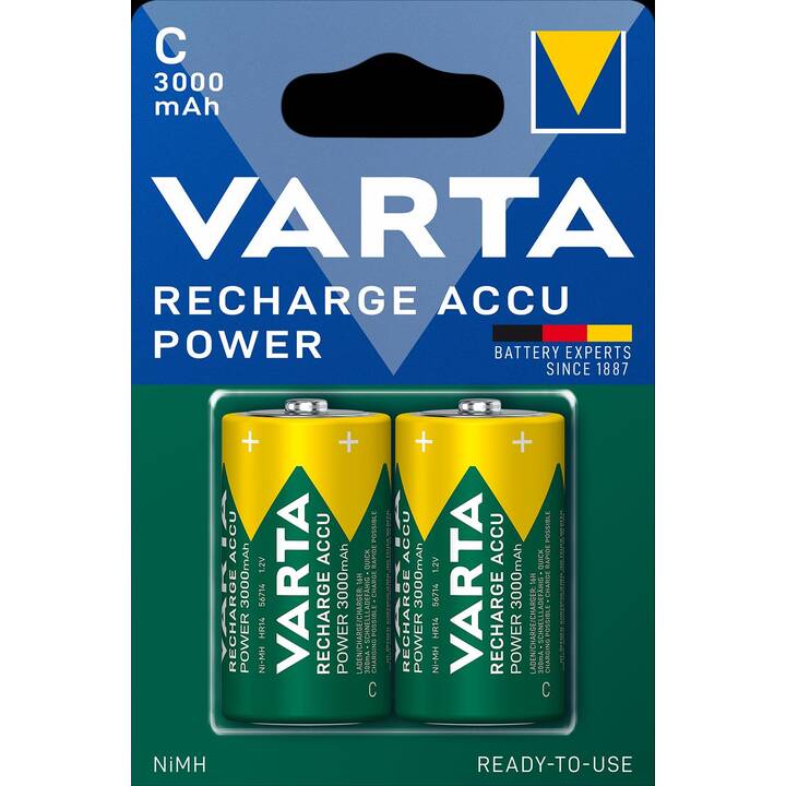 VARTA Longlasting Power Accumulatore (C / Baby / LR14, 2 pezzo)