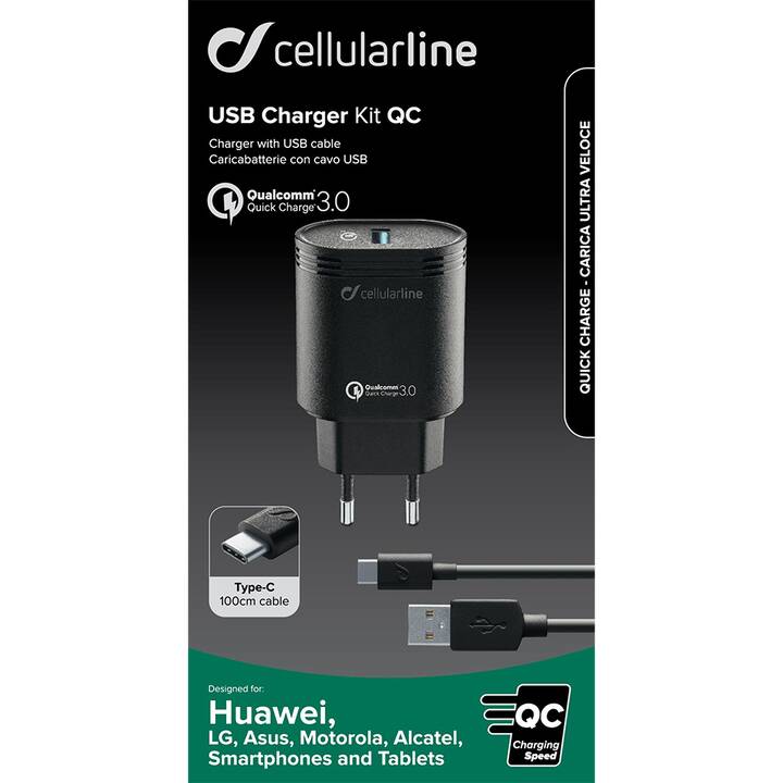 CELLULAR LINE Charger Kit Wandladegerät (USB-A)