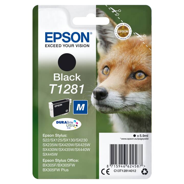 EPSON C13T12814012 (Schwarz, 1 Stück)