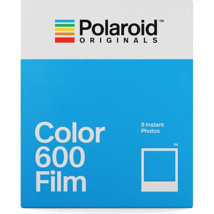 POLAROID Color 600 - 8x Sofortbildfilm (Polaroid 600, Weiss)