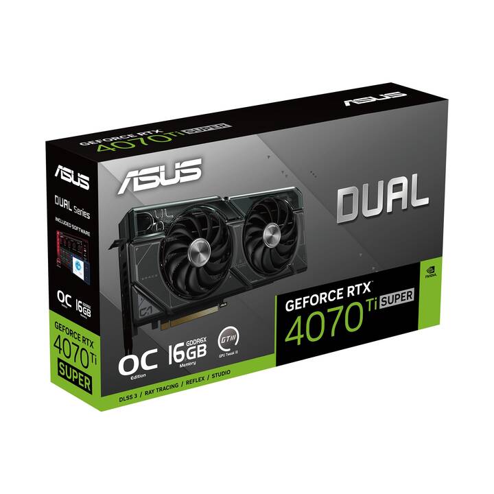 ASUS Dual Nvidia GeForce RTX 4070 Ti SUPER (16 Go)