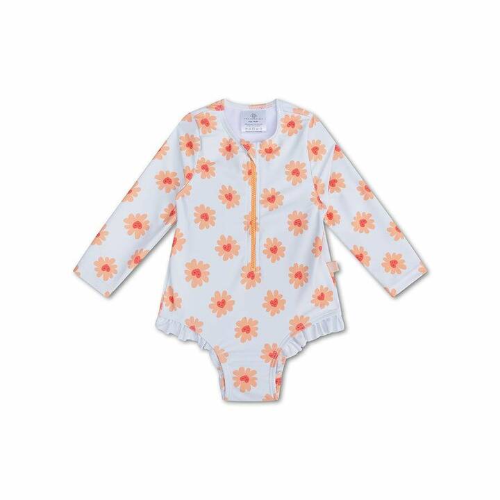 SWIM ESSENTIALS Maglietta da bagno per bebè (98-104, Rosso, Bianco)