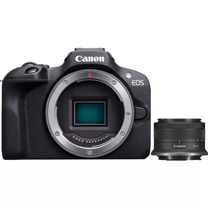 CANON EOS R100 + RF-S 18-45mm F4.5-6.3 IS STM Kit (24.1 MP, APS-C)
