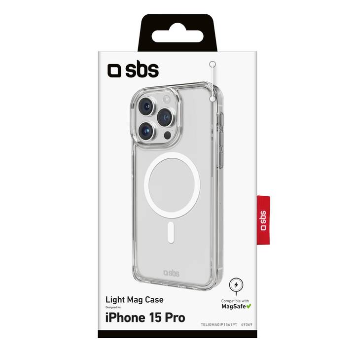 SBS Backcover (iPhone 15 Pro, Transparent)