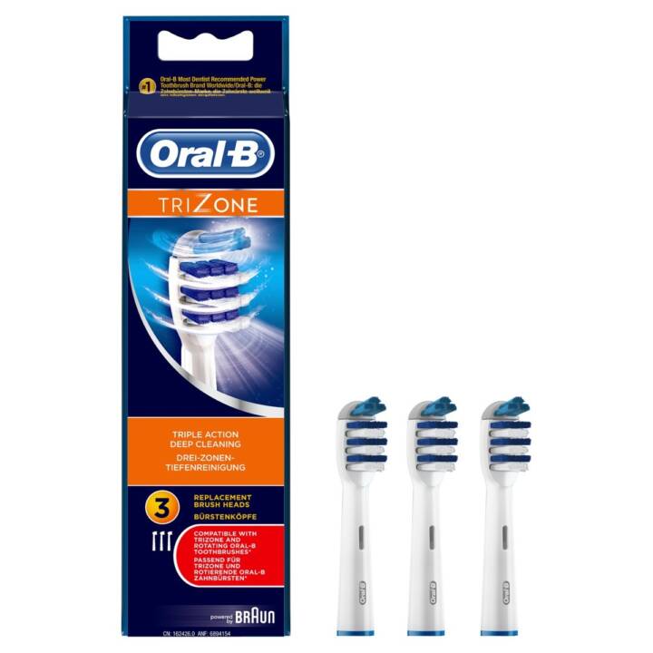 ORAL-B Testa di spazzolino TriZone (3 pezzo)