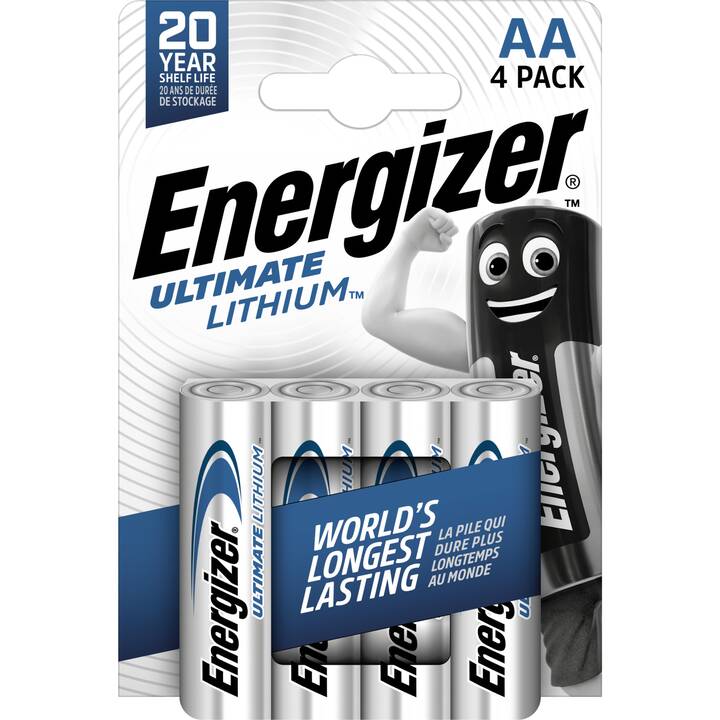 ENERGIZER Batterie (AA / Mignon / LR6, 4 pièce)
