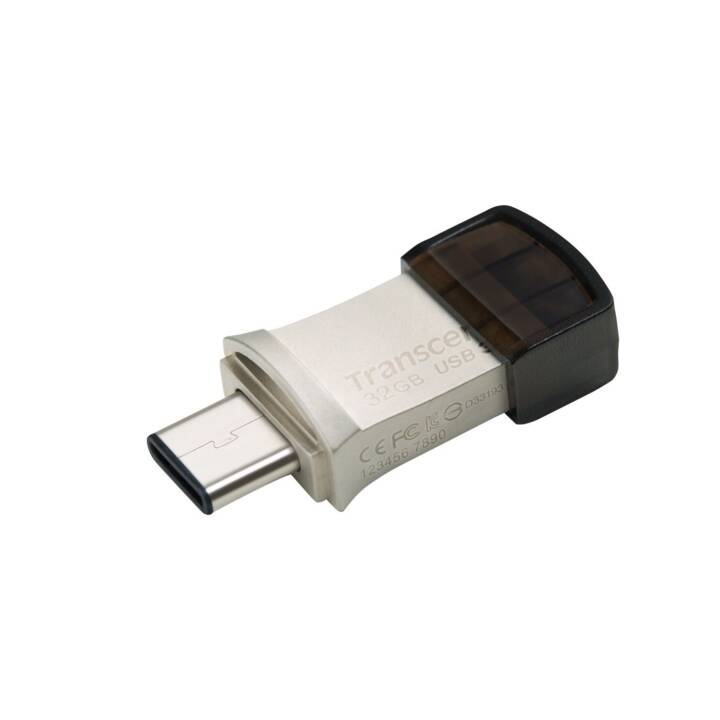 TRANSCEND (32 GB, USB 3.0 Typ-A, USB 3.0 Typ-C)