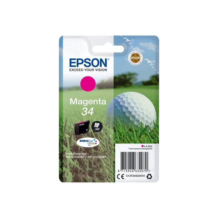 EPSON C13T34634010 (Magenta, 1 Stück)
