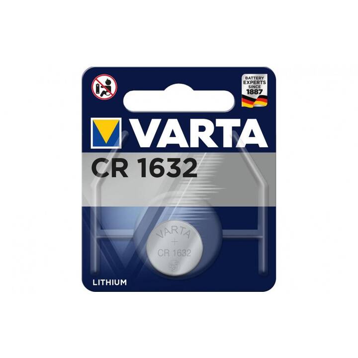 VARTA Batterie (CR1632, Universell, 1 Stück)