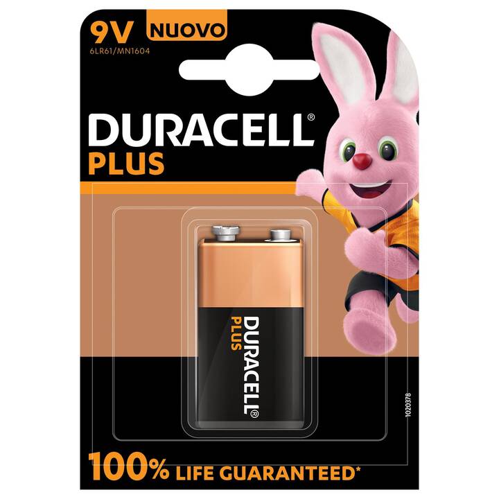 DURACELL Batterie (6LR61 / E / 9V, 1 pièce)