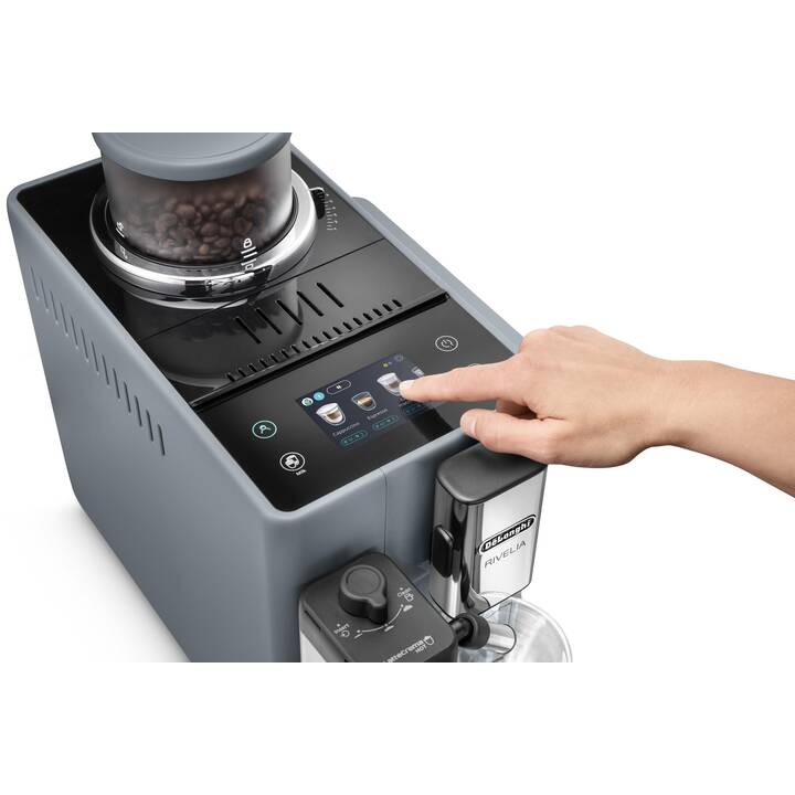 DELONGHI Rivelia EXAM440.55.G (Gris, 1.4 l, Machines à café automatique)