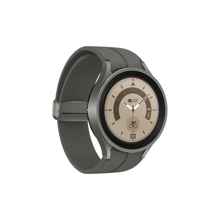 SAMSUNG Galaxy Watch5 Pro BT (45 mm, Titane)