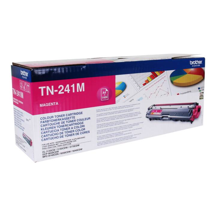 BROTHER TN-241M (Cartouche individuelle, Magenta)
