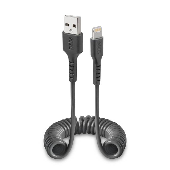 SBS Charging Data Cable Kabel (USB, Lightning, 1 m)