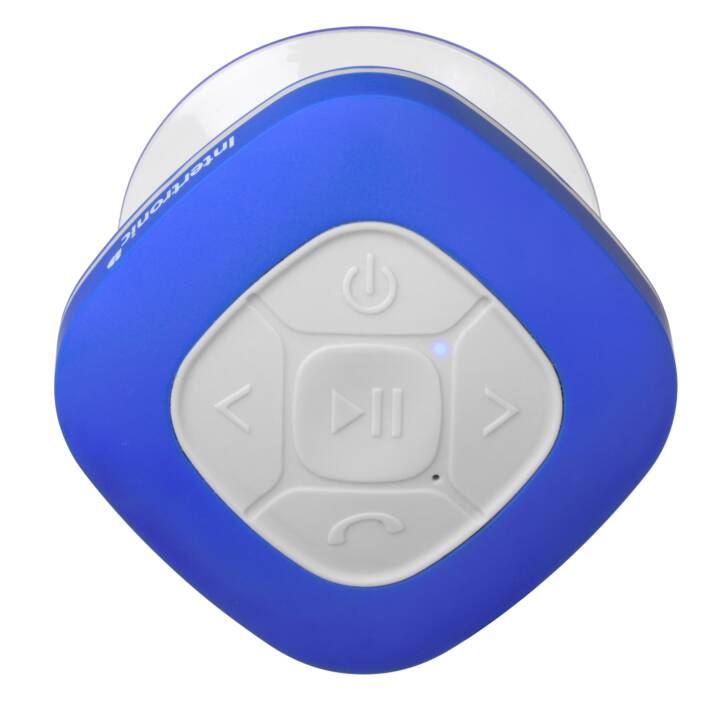 INTERTRONIC Bluetooth-Lautsprecher (Blau, Weiss)