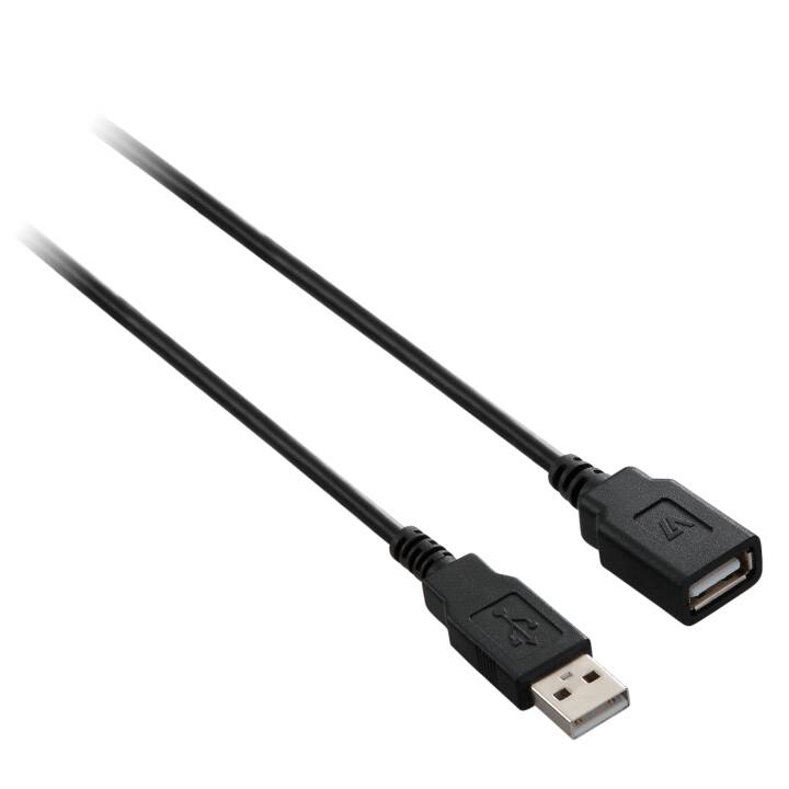 VIDEOSEVEN Câble USB (Prise USB 2.0, Fiche USB 2.0, 3 m)