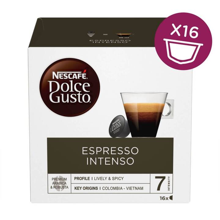 NESCAFÉ DOLCE GUSTO Capsules de Café Espresso Intenso (16 pièce)