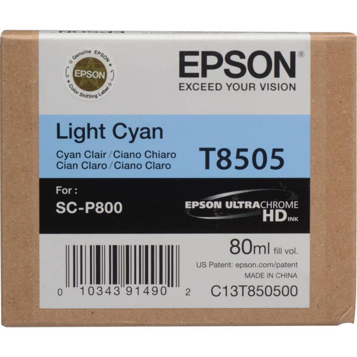 EPSON T8505 (Cyan, 1 pièce)