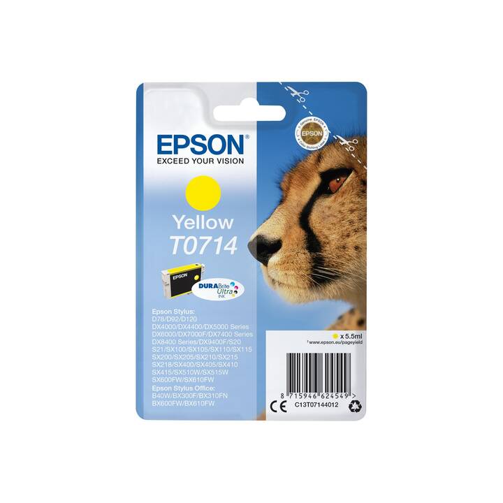EPSON T0714 (Jaune, 1 pièce)
