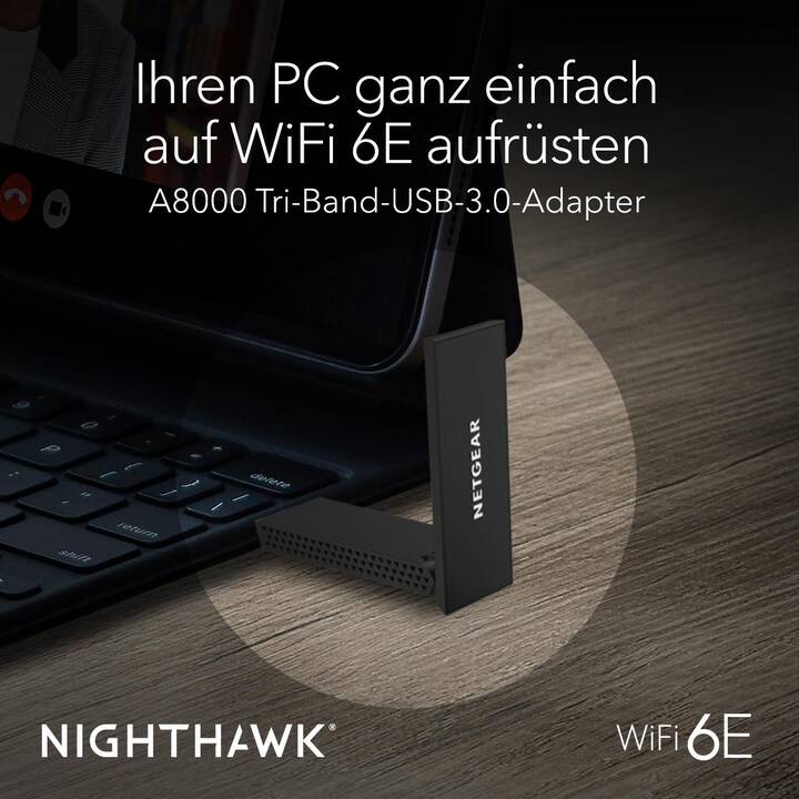 NETGEAR Adaptateur WLAN Nighthawk AXE3000 WiFi 6E