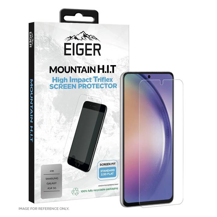 EIGER Displayschutzfolie Mountain High Impact Triflex (Galaxy S23 FE, Galaxy A54 5G)