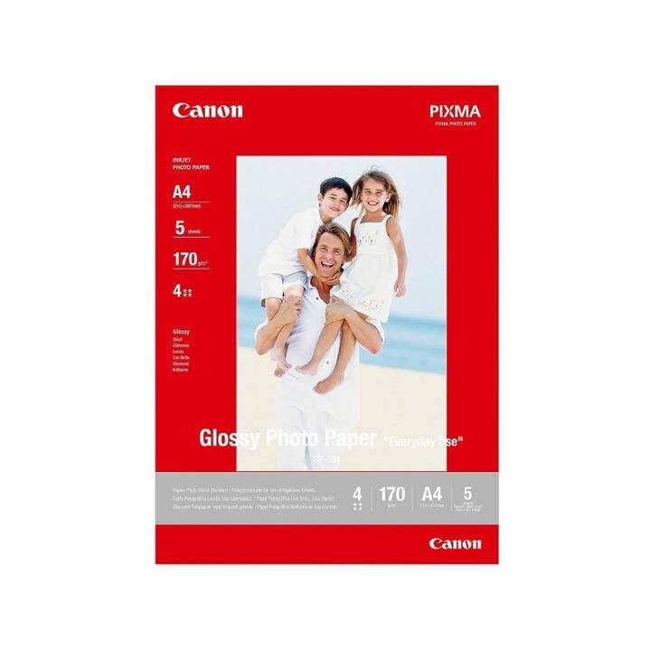 CANON GP-501 Fotopapier (5 Blatt, A4, 170 g/m2)