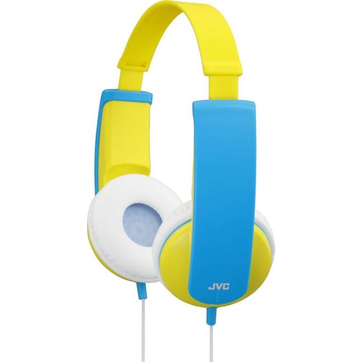JVC HA-KD5 (Over-Ear, Blau, Gelb)