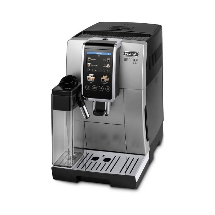 DELONGHI Dinamica Plus ECAM380.85 (Silber, 1.8 l, Kaffeevollautomat)