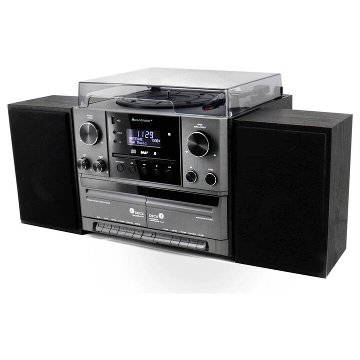 SOUNDMASTER MCD5600 Stereo Receiver (Grau, Schwarz)