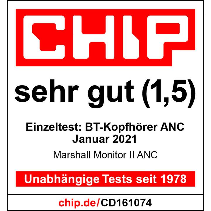 MARSHALL Monitor II ANC (Over-Ear, Bluetooth 5.0, Schwarz)