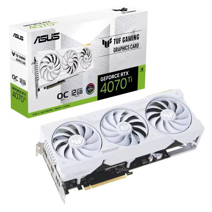 ASUS White OC Nvidia GeForce RTX 4070 Ti (12 GB)