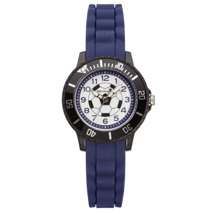 Kinderarmbanduhr "Fussball" (IK17E-0307, Blau)