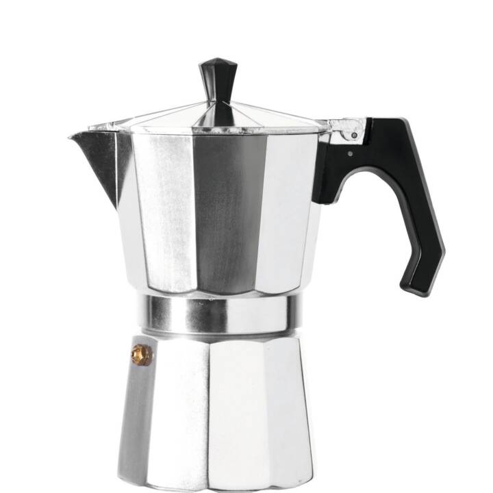 Duo (6 Tassen, Silber, Schwarz)