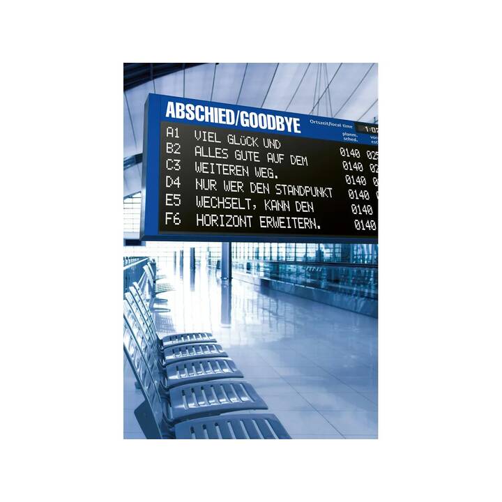 Glückwunschkarte Abschied