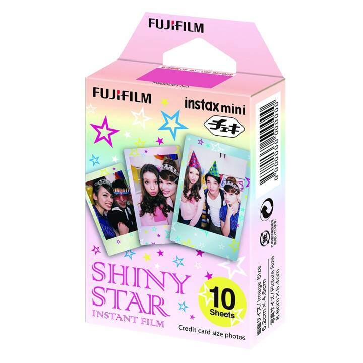 FUJIFILM Shiny Star Instax Mini film instantané, 10 feuilles