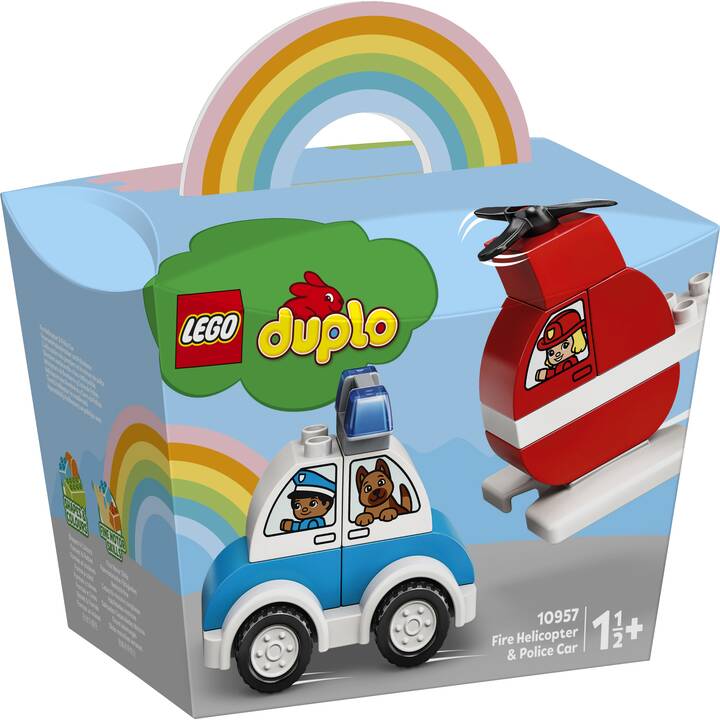 DUPLO Mein erster Feuerwehrhubschrauber und mein erstes Polizeiauto (10957)