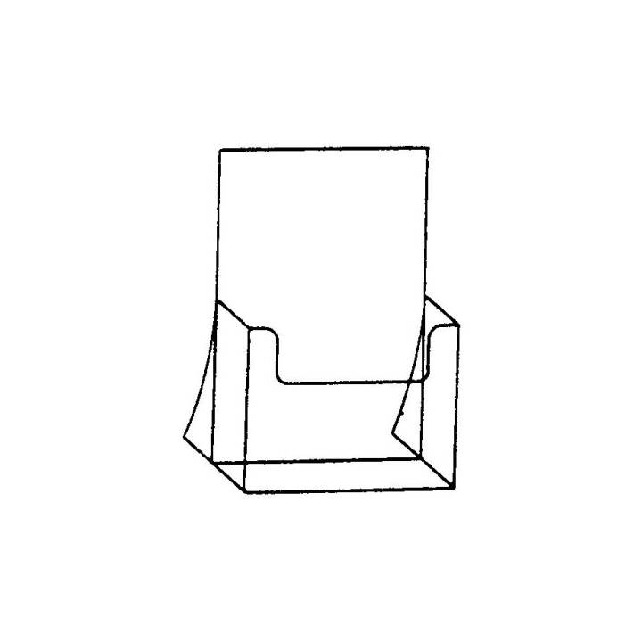 Prospekt-Dispenser, A5, Transparent