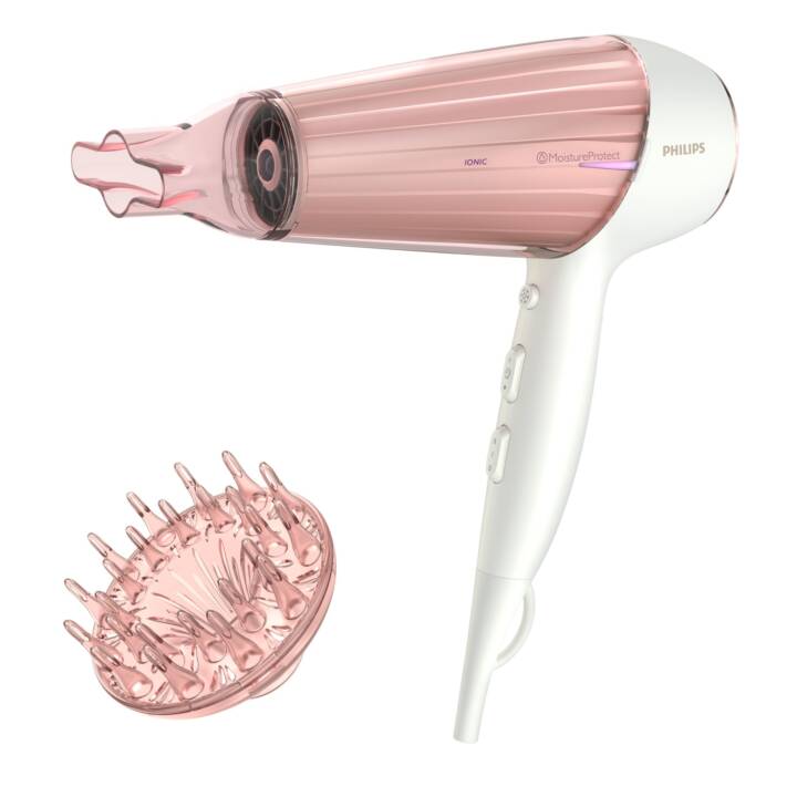 PHILIPS DryCare Prestige MoistureProtect HP8281/08 (2300.0 W, Pink, Weiss)