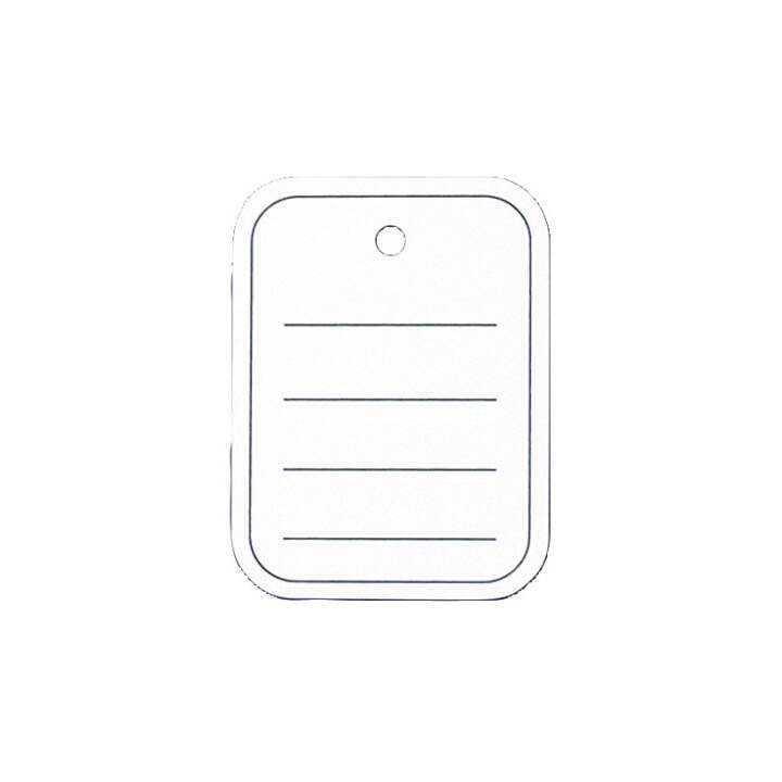 Stückwarenanhänger, 4 x 5 cm, 500 Stück